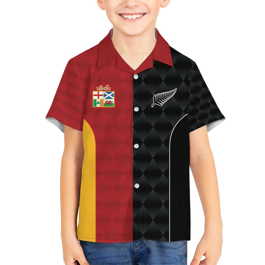 Custom British Lions New Zealand Hawaiian Shirt Sporty Style