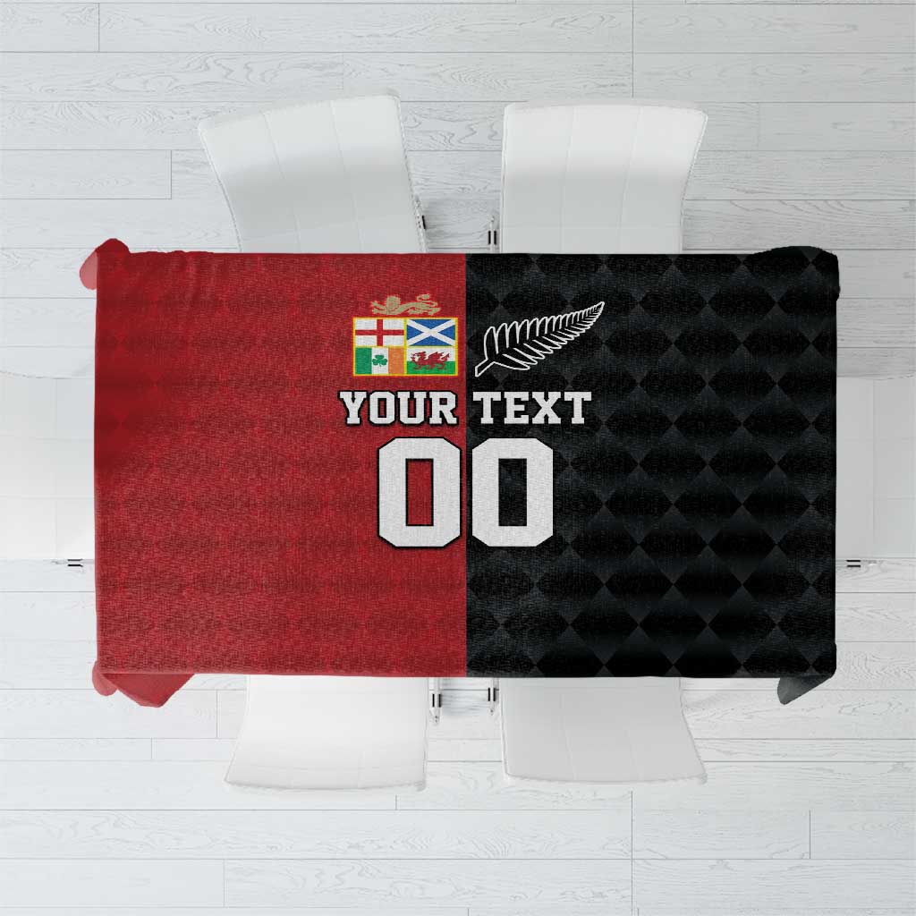 Custom British Lions New Zealand Tablecloth Sporty Style