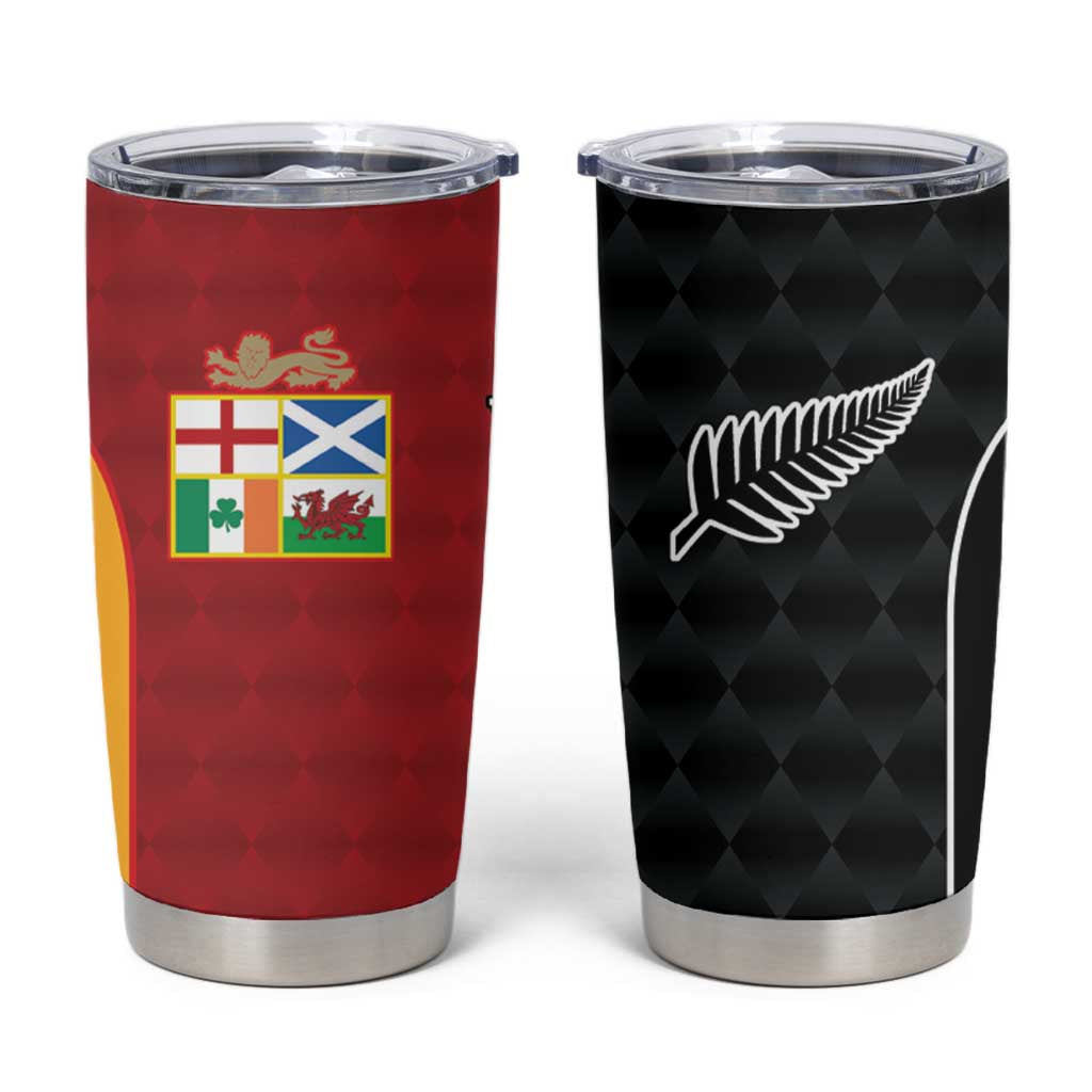 Custom British Lions New Zealand Tumbler Cup Sporty Style