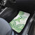 Its Okay Green Ribbon Personalised Car Mats Polynesian Depression Awareness