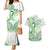 Its Okay Green Ribbon Personalised Couples Matching Mermaid Dress and Hawaiian Shirt Polynesian Depression Awareness