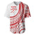 Know Your Status Red Ribbon Personalised Baseball Jersey Polynesian AIDS Awareness