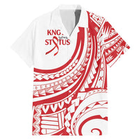 Know Your Status Red Ribbon Personalised Family Matching Mermaid Dress and Hawaiian Shirt Polynesian AIDS Awareness