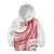 Know Your Status Red Ribbon Personalised Kid Hoodie Polynesian AIDS Awareness