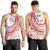 Know Your Status Red Ribbon Personalised Men Tank Top Polynesian AIDS Awareness