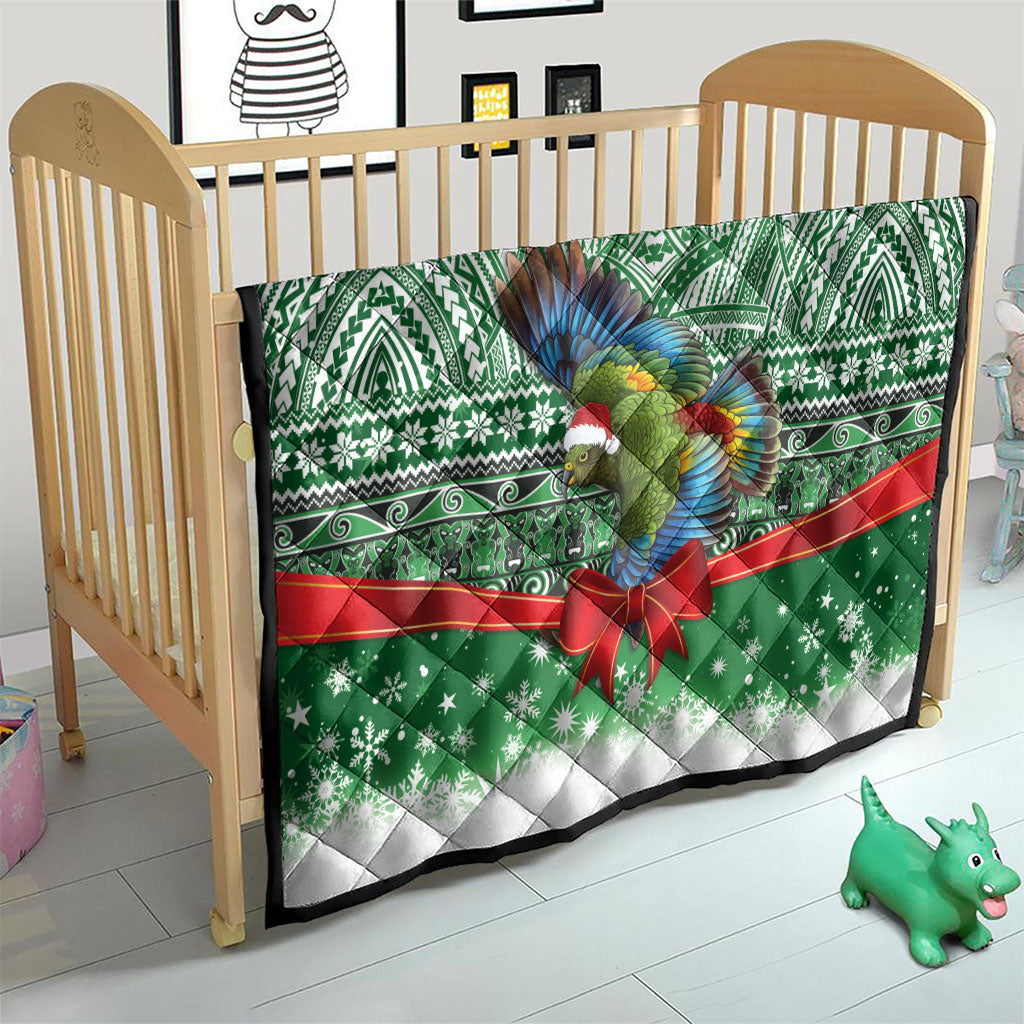 New Zealand Kea Bird Christmas Quilt Maori Inspired Knitted Patterns LT9 - Polynesian Pride