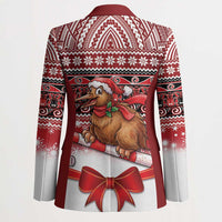 New Zealand Kiwi Bird Christmas Blazer Maori Inspired Knitted Patterns LT9 - Polynesian Pride