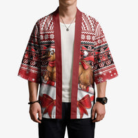 New Zealand Kiwi Bird Christmas Kimono Maori Inspired Knitted Patterns LT9 - Polynesian Pride