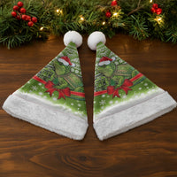 New Zealand Tuatara Christmas Santa Hat Maori Inspired Knitted Patterns LT9 - Polynesian Pride