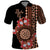 Bula Fiji Tagimoucia Flower Masi Tapa Tribal Polo Shirt Brown Color LT9 Brown - Polynesian Pride