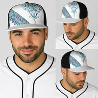 Kahui Whetu Paua shell Kowhaiwhai Taniko Baseball Net Cap Manta Ray Shark-Turtle Maori Tribal Style LT9 - Polynesian Pride