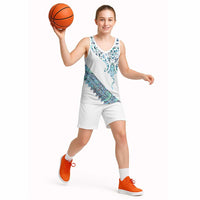 Kahui Whetu Paua shell Kowhaiwhai Taniko Personalised Basketball Jersey Manta Ray Shark-Turtle Maori Tribal Style LT9 - Polynesian Pride