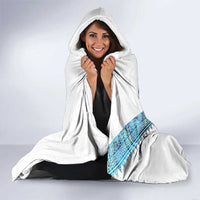 Kahui Whetu Paua shell Kowhaiwhai Taniko Personalised Hooded Blanket Manta Ray Shark-Turtle Maori Tribal Style LT9 - Polynesian Pride