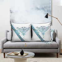 Kahui Whetu Paua shell Kowhaiwhai Taniko Personalised Pillow Cover Manta Ray Shark-Turtle Maori Tribal Style LT9 - Polynesian Pride