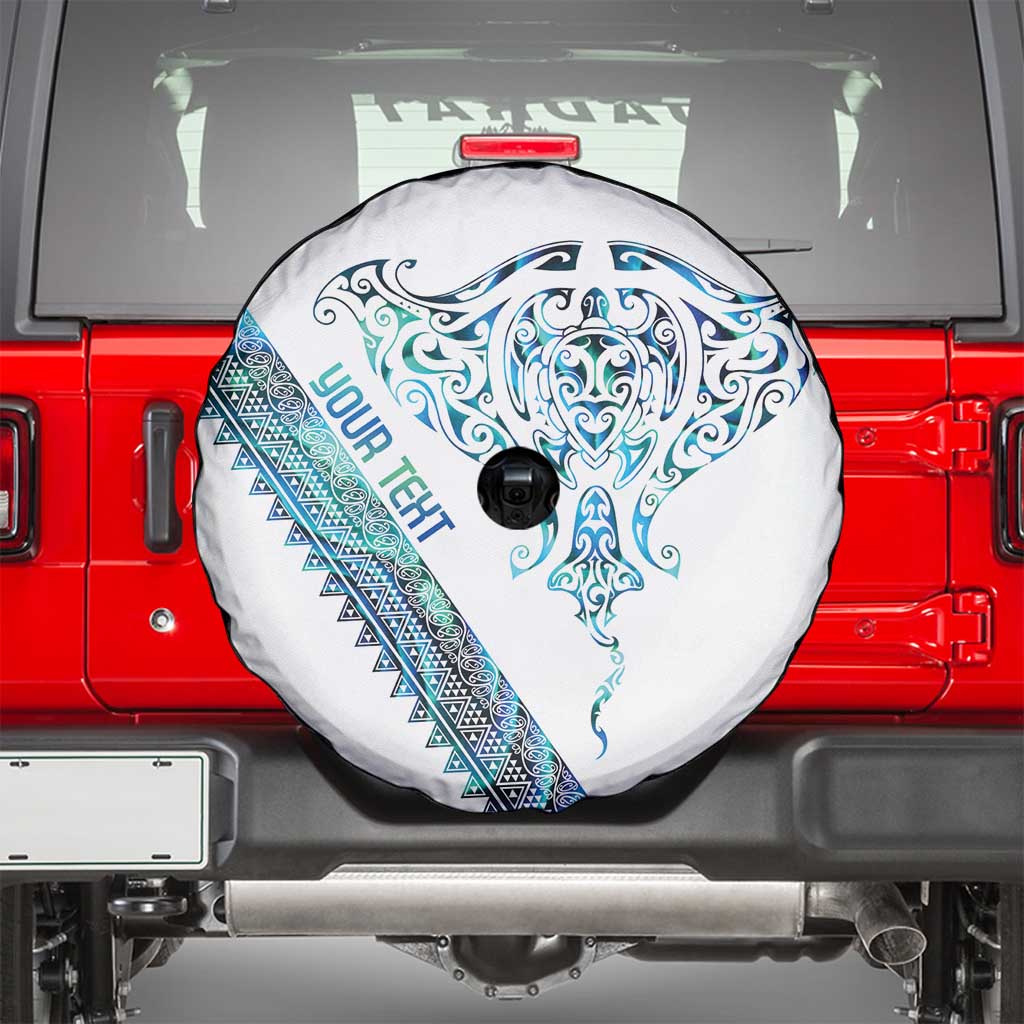 Kahui Whetu Paua shell Kowhaiwhai Taniko Personalised Spare Tire Cover Manta Ray Shark-Turtle Maori Tribal Style LT9 - Polynesian Pride