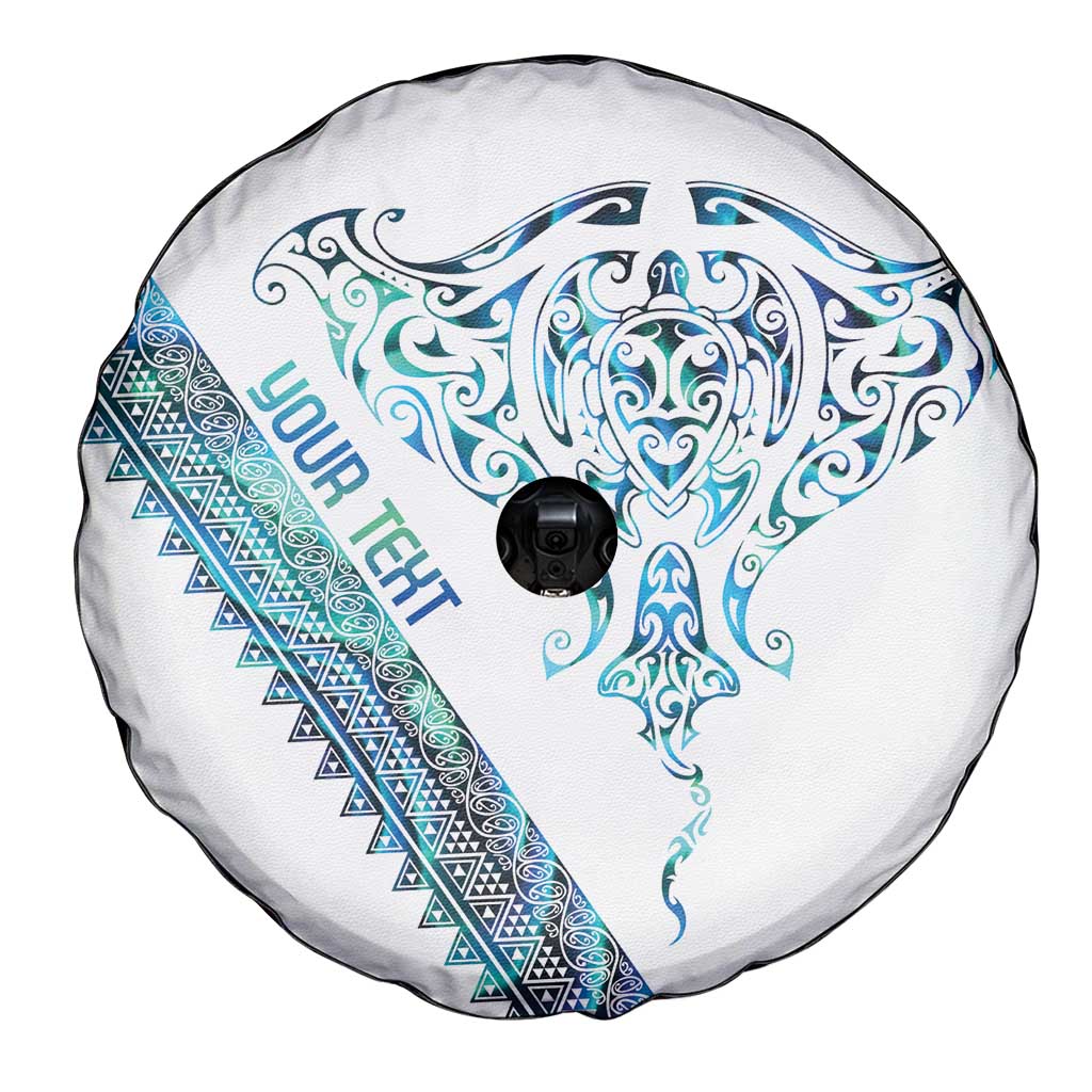 Kahui Whetu Paua shell Kowhaiwhai Taniko Personalised Spare Tire Cover Manta Ray Shark-Turtle Maori Tribal Style LT9 - Polynesian Pride