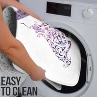 Mawhero Paua shell Kowhaiwhai Taniko Personalised Bathroom Set Manta Ray Shark-Turtle Maori Tribal Style