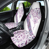 Mawhero Paua shell Kowhaiwhai Taniko Personalised Car Seat Cover Manta Ray Shark-Turtle Maori Tribal Style