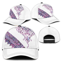 Mawhero Paua shell Kowhaiwhai Taniko Classic Cap Manta Ray Shark-Turtle Maori Tribal Style LT9 - Polynesian Pride