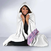 Mawhero Paua shell Kowhaiwhai Taniko Personalised Hooded Blanket Manta Ray Shark-Turtle Maori Tribal Style LT9 - Polynesian Pride