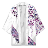 Mawhero Paua shell Kowhaiwhai Taniko Personalised Kimono Manta Ray Shark-Turtle Maori Tribal Style
