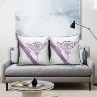 Mawhero Paua shell Kowhaiwhai Taniko Personalised Pillow Cover Manta Ray Shark-Turtle Maori Tribal Style LT9 - Polynesian Pride