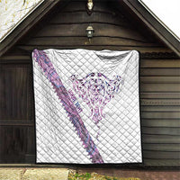 Mawhero Paua shell Kowhaiwhai Taniko Personalised Quilt Manta Ray Shark-Turtle Maori Tribal Style