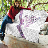 Mawhero Paua shell Kowhaiwhai Taniko Personalised Quilt Manta Ray Shark-Turtle Maori Tribal Style