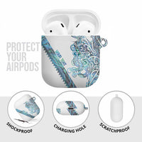 Kahui Whetu Paua shell Kowhaiwhai Taniko Personalised AirPods Case Taniwha Maori Tribal Style LT9 - Polynesian Pride