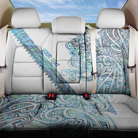 Kahui Whetu Paua shell Kowhaiwhai Taniko Personalised Back Car Seat Cover Taniwha Maori Tribal Style LT9 One Size Blue - Polynesian Pride