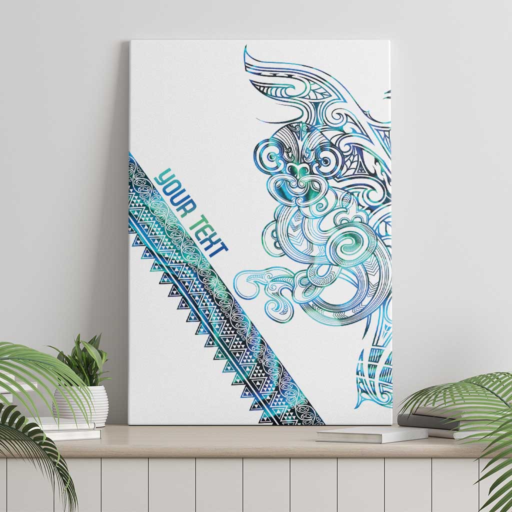 Kahui Whetu Paua shell Kowhaiwhai Taniko Personalised Canvas Wall Art Taniwha Maori Tribal Style LT9 - Polynesian Pride