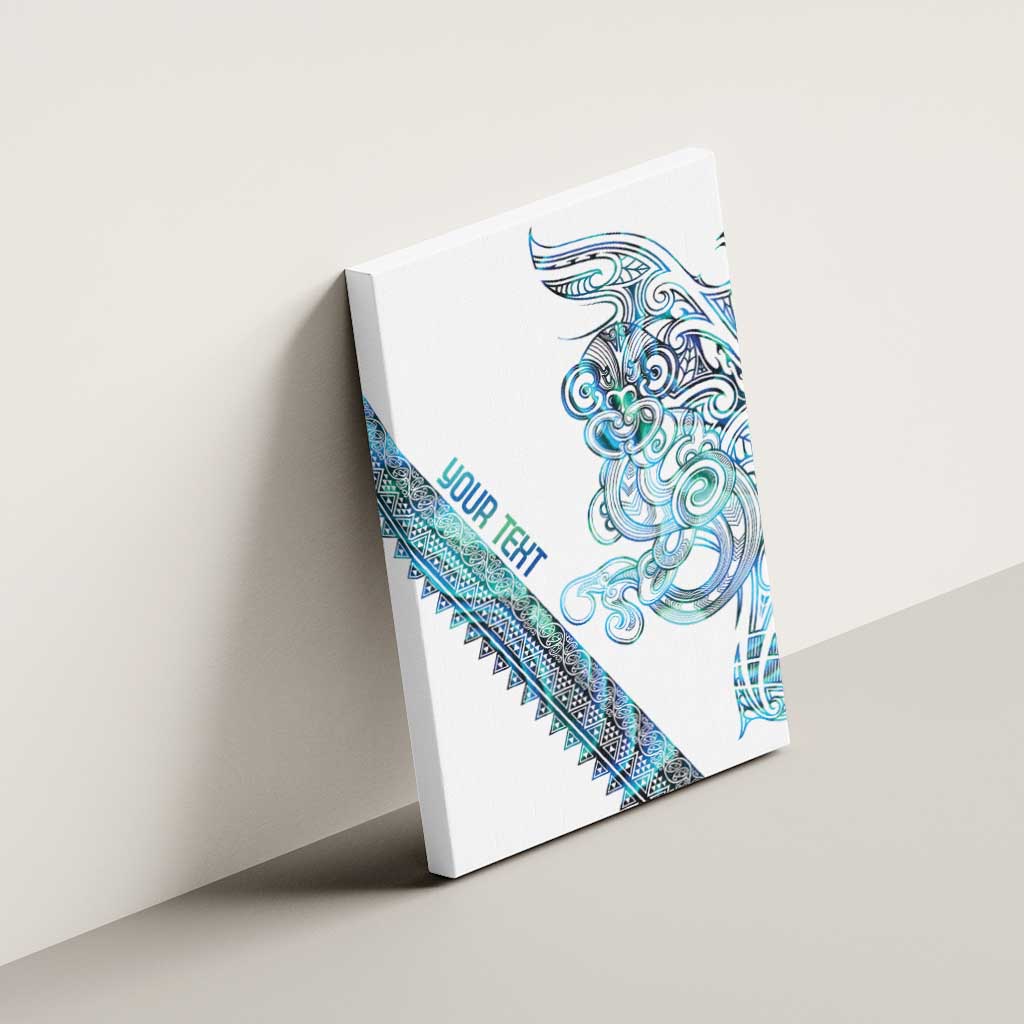 Kahui Whetu Paua shell Kowhaiwhai Taniko Personalised Canvas Wall Art Taniwha Maori Tribal Style LT9 - Polynesian Pride