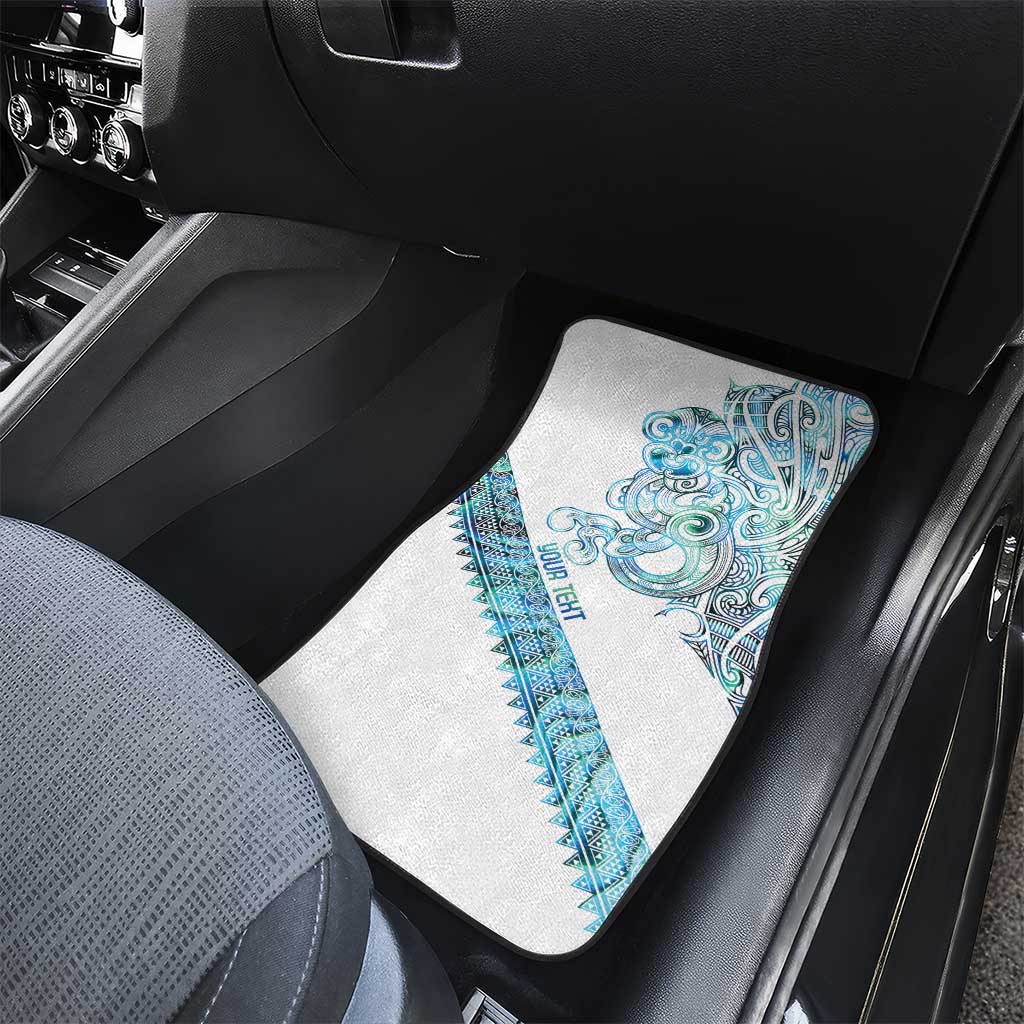 Kahui Whetu Paua shell Kowhaiwhai Taniko Personalised Car Mats Taniwha Maori Tribal Style LT9 - Polynesian Pride