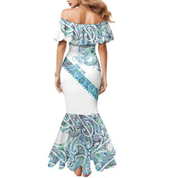 Kahui Whetu Paua shell Kowhaiwhai Taniko Personalised Family Matching Mermaid Dress and Hawaiian Shirt Taniwha Maori Tribal Style LT9 - Polynesian Pride