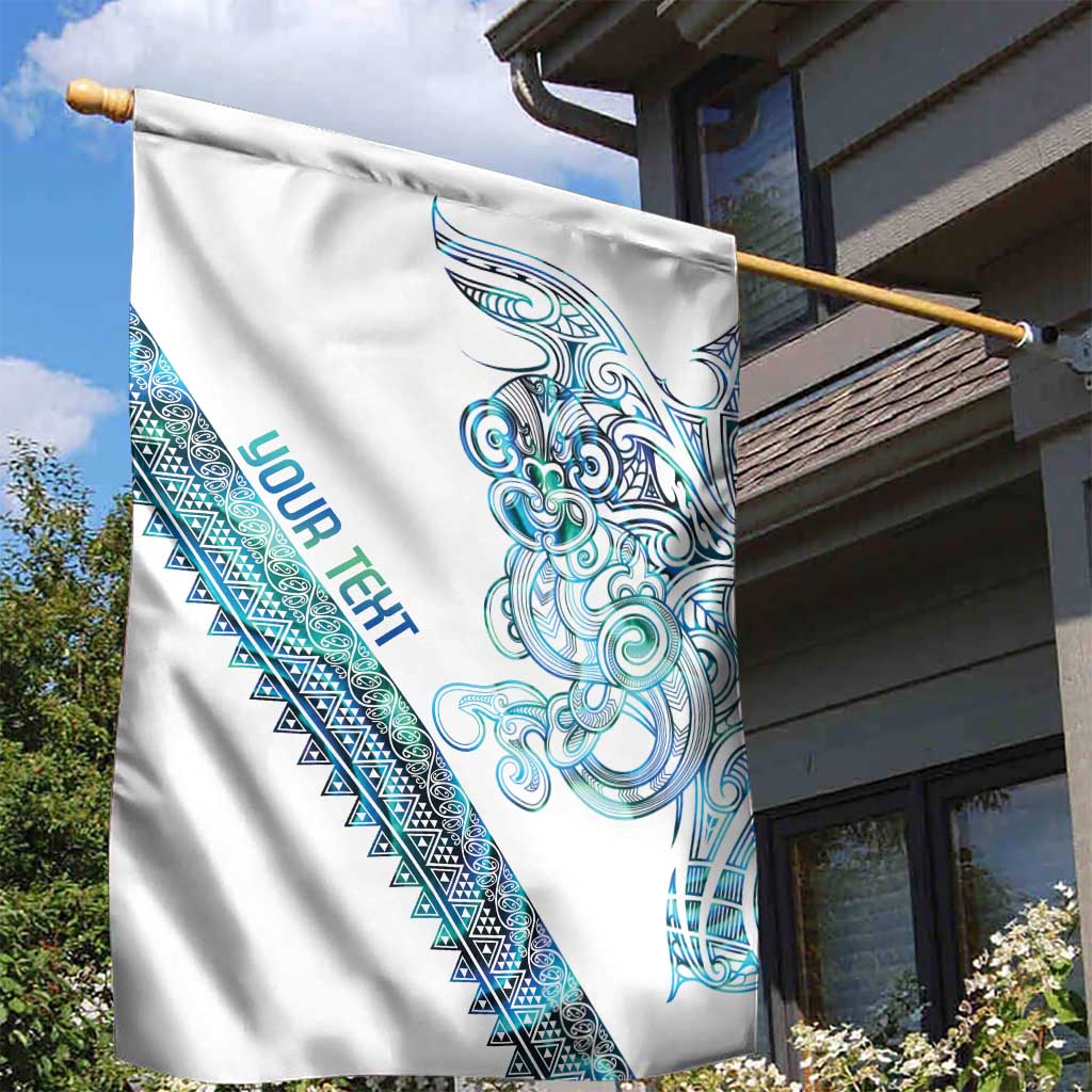 Kahui Whetu Paua shell Kowhaiwhai Taniko Personalised Garden Flag Taniwha Maori Tribal Style LT9 - Polynesian Pride