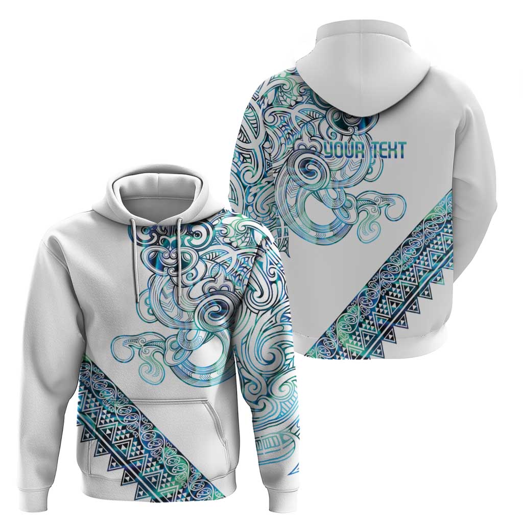 Kahui Whetu Paua shell Kowhaiwhai Taniko Personalised Hoodie Taniwha Maori Tribal Style LT9 - Polynesian Pride