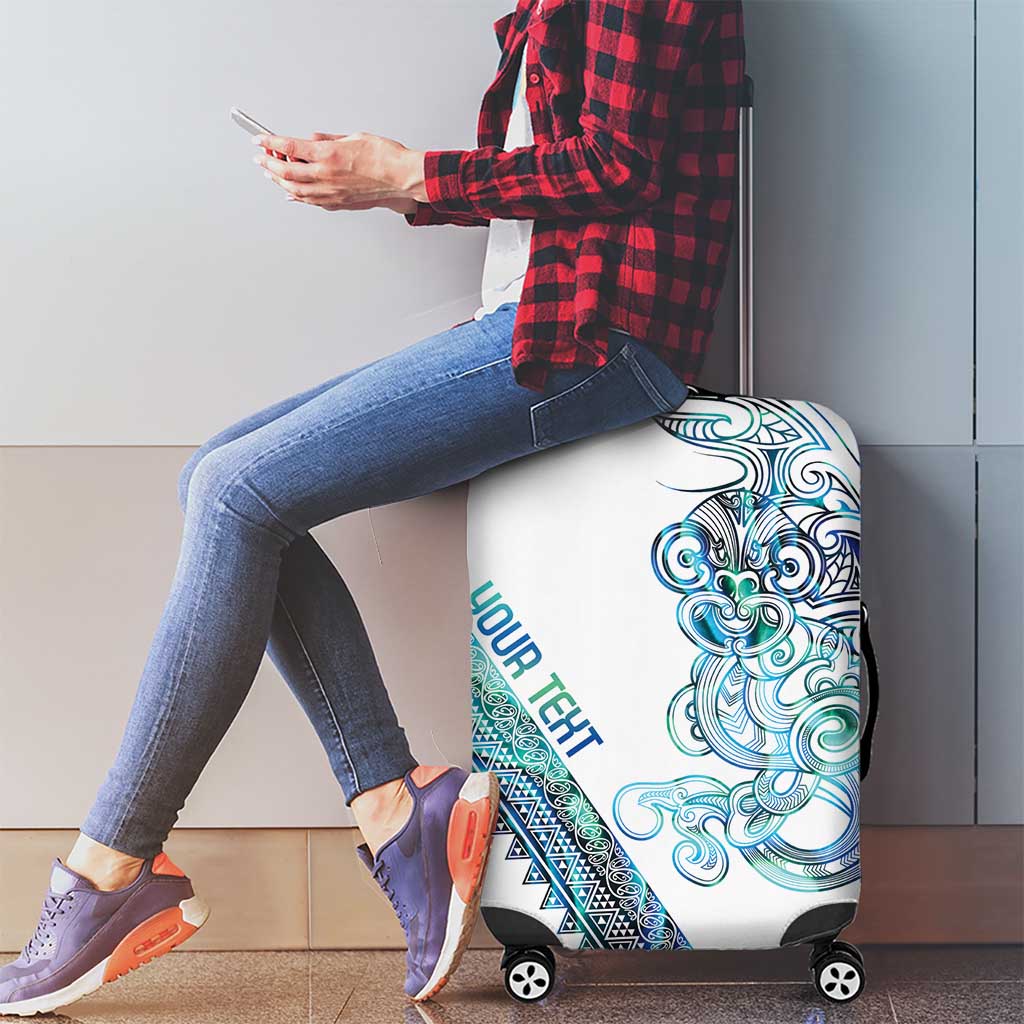 Kahui Whetu Paua shell Kowhaiwhai Taniko Personalised Luggage Cover Taniwha Maori Tribal Style