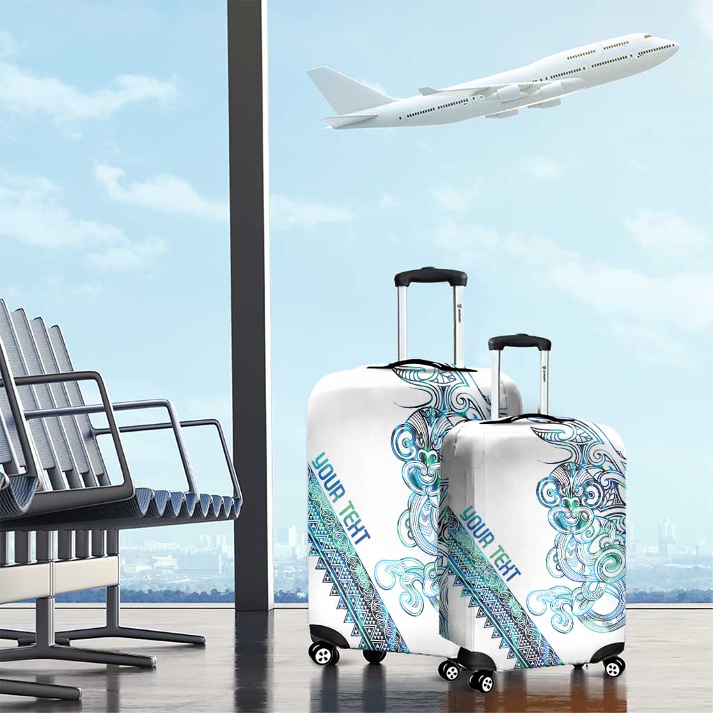 Kahui Whetu Paua shell Kowhaiwhai Taniko Personalised Luggage Cover Taniwha Maori Tribal Style