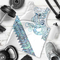 Kahui Whetu Paua shell Kowhaiwhai Taniko Personalised Men Tank Top Taniwha Maori Tribal Style LT9 - Polynesian Pride