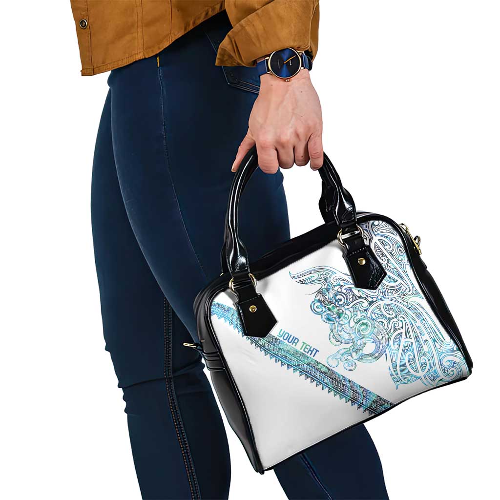 Kahui Whetu Paua shell Kowhaiwhai Taniko Personalised Shoulder Handbag Taniwha Maori Tribal Style LT9 - Polynesian Pride