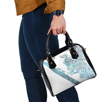 Kahui Whetu Paua shell Kowhaiwhai Taniko Personalised Shoulder Handbag Taniwha Maori Tribal Style LT9 - Polynesian Pride
