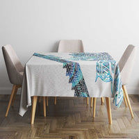Kahui Whetu Paua shell Kowhaiwhai Taniko Personalised Tablecloth Taniwha Maori Tribal Style