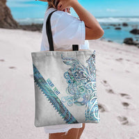 Kahui Whetu Paua shell Kowhaiwhai Taniko Personalised Tote Bag Taniwha Maori Tribal Style LT9 - Polynesian Pride
