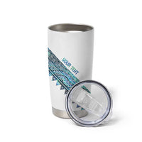 Kahui Whetu Paua shell Kowhaiwhai Taniko Personalised Tumbler Cup Taniwha Maori Tribal Style LT9 - Polynesian Pride