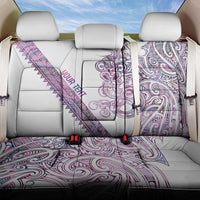 Mawhero Paua shell Kowhaiwhai Taniko Personalised Back Car Seat Cover Taniwha Maori Tribal Style LT9 One Size Pink - Polynesian Pride