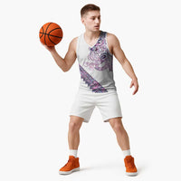 Mawhero Paua shell Kowhaiwhai Taniko Personalised Basketball Jersey Taniwha Maori Tribal Style LT9 - Polynesian Pride