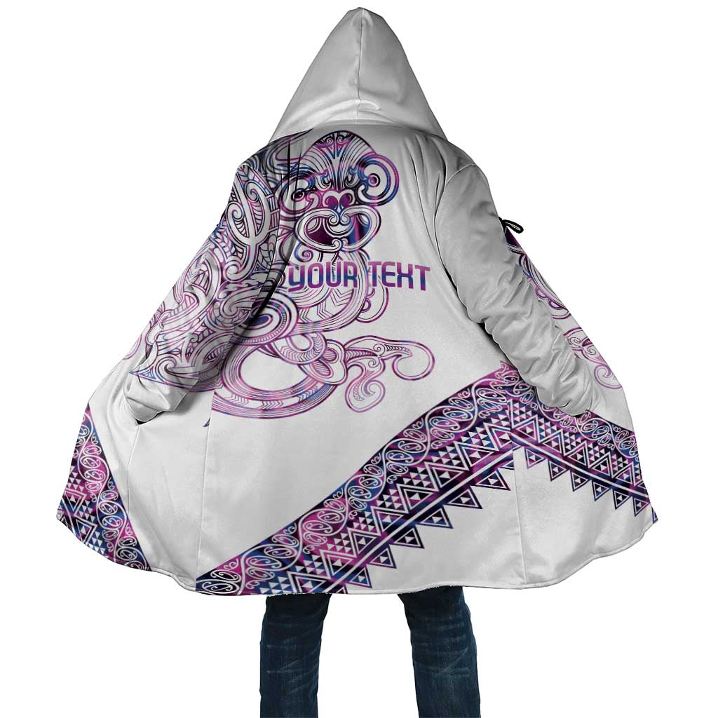 Mawhero Paua shell Kowhaiwhai Taniko Personalised Cloak Taniwha Maori Tribal Style