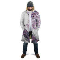 Mawhero Paua shell Kowhaiwhai Taniko Personalised Cloak Taniwha Maori Tribal Style