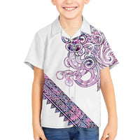 Mawhero Paua shell Kowhaiwhai Taniko Personalised Hawaiian Shirt Taniwha Maori Tribal Style LT9 - Polynesian Pride