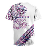 Mawhero Paua shell Kowhaiwhai Taniko Personalised Rugby Jersey Taniwha Maori Tribal Style LT9 - Polynesian Pride
